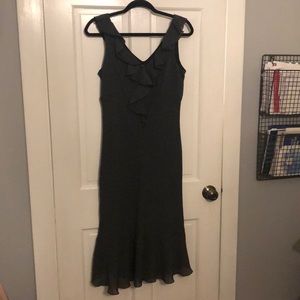 Jonathan Martin black & white polka dot dress